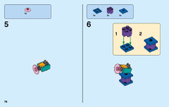 LEGO 41454 instructions page 74 – build guide