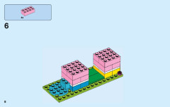 LEGO 41455 instructions page 8 – build guide