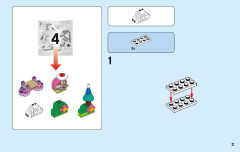 LEGO 41455 instructions page 3 – build guide