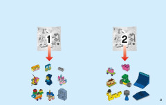 LEGO 41455 instructions page 3 – build guide