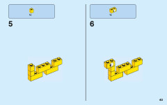 LEGO 41455 instructions page 43 – build guide