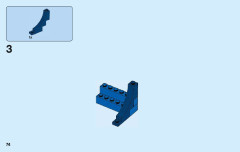 LEGO 41455 instructions page 74 – build guide