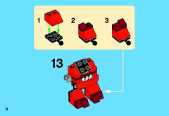 LEGO 41501 instructions page 8 – build guide