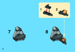 LEGO 41504 instructions page 8 – build guide
