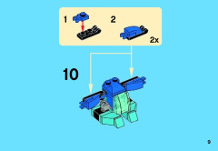 LEGO 41510 instructions page 9 – build guide