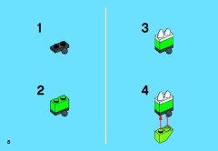LEGO 41518 instructions page 8 – build guide