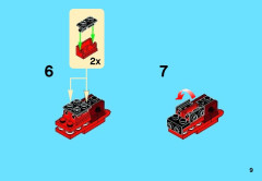 LEGO 41530 instructions page 9 – build guide