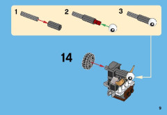 LEGO 41536 instructions page 9 – build guide
