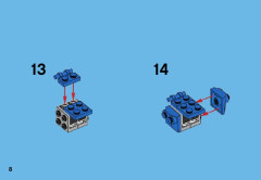 LEGO 41541 instructions page 8 – build guide
