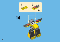LEGO 41547 instructions page 8 – build guide