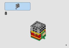 LEGO 41587 instructions page 9 – build guide