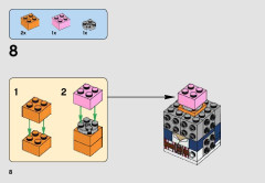 LEGO 41593 instructions page 8 – build guide