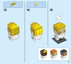LEGO 41597 instructions page 43 – build guide