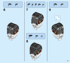 LEGO 41597 instructions page 71 – build guide