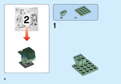 LEGO 41614 instructions page 2 – build guide
