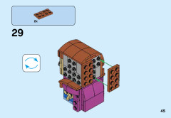 LEGO 41618 instructions page 45 – build guide