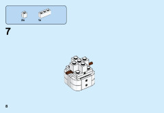 LEGO 41618 instructions page 8 – build guide