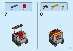 LEGO 41621 instructions page 9 – build guide