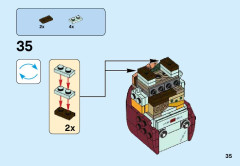 LEGO 41630 instructions page 35 – build guide