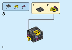 LEGO 41635 instructions page 8 – build guide