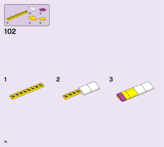 LEGO 41681 instructions page 74 – build guide