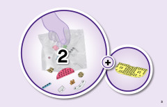 LEGO 41695 instructions page 3 – build guide