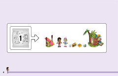 LEGO 41700 instructions page 4 – build guide