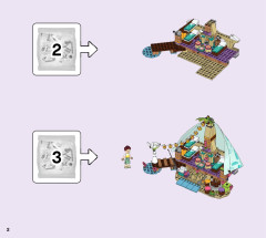 LEGO 41700 instructions page 2 – build guide