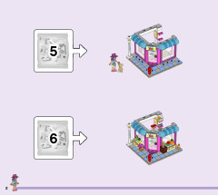 LEGO 41704 instructions page 2 – build guide