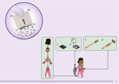 LEGO 41714 instructions page 9 – build guide