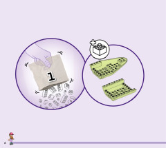 LEGO 41716 instructions page 6 – build guide
