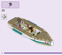 LEGO 41716 instructions page 74 – build guide