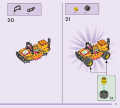 LEGO 41717 instructions page 17 – build guide