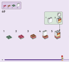 LEGO 41717 instructions page 72 – build guide