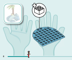 LEGO 41725 instructions page 8 – build guide