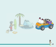 LEGO 41725 instructions page 45 – build guide