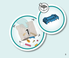 LEGO 41725 instructions page 5 – build guide