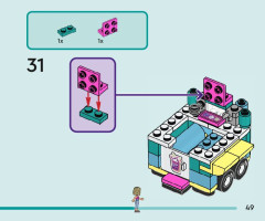 LEGO 41733 instructions page 49 – build guide