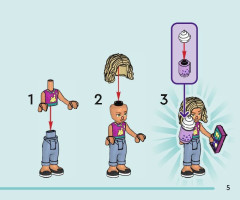 LEGO 41733 instructions page 5 – build guide