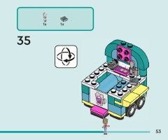 LEGO 41733 instructions page 53 – build guide