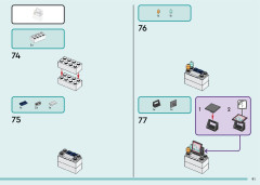 LEGO 41734 instructions page 91 – build guide