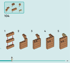LEGO 41735 instructions page 85 – build guide