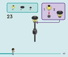LEGO 41738 instructions page 43 – build guide