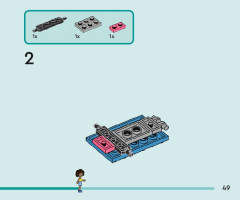 LEGO 41738 instructions page 49 – build guide