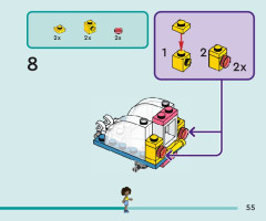 LEGO 41738 instructions page 55 – build guide