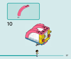 LEGO 41738 instructions page 57 – build guide