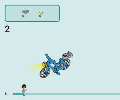 LEGO 41738 instructions page 8 – build guide