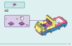 LEGO 41741 instructions page 43 – build guide