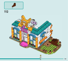 LEGO 41742 instructions page 123 – build guide