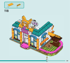 LEGO 41742 instructions page 129 – build guide